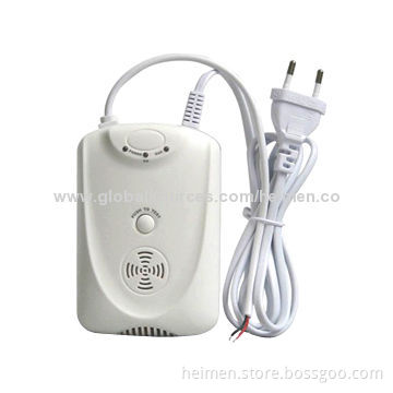 AC100-240V Independent LPG or natural Gas Detector alarm ,Support 9V Backup Battery